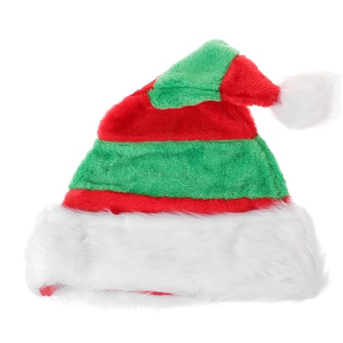 SOLUSTRE Weihnachtsmütze Plüsch Santa Hat Unisex Gemütlich Verdickt Klassisch Festliche Party Dekoration Weihnachten Karneval Erwachsene Jugendliche SOLUSTRE Weihnachtsmütze Plüsch Santa Hat Unisex Gemütlich Verdickt Klassisch Festliche Party Dekoration Weihnachten Karneval Erwachsene Jugendliche von SOLUSTRE