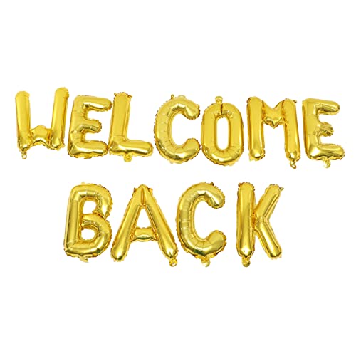 SOLUSTRE Welcome Back Folienballon Glänzende Party Dekoration für Schule Büro und Kindergarten Festliche Welcome Back Buchstaben Luftballons für Wiedersehensfeier und Klassenzimmer Deko SOLUSTRE Welcome Back Folienballon Glänzende Party Dekoration für Schule Büro und Kindergarten Festliche Welcome Back Buchstaben Luftballons für Wiedersehensfeier und Klassenzimmer Deko von SOLUSTRE