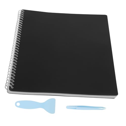 SOLUSTRE Wiederverwendbares Stickeralbum Groß mit Viel Robustes Sticker Organizer Buch aus Leeres Sammelalbum für Aufkleber zum Ordnen und Aufbewahren von Stickerkollektionen von SOLUSTRE
