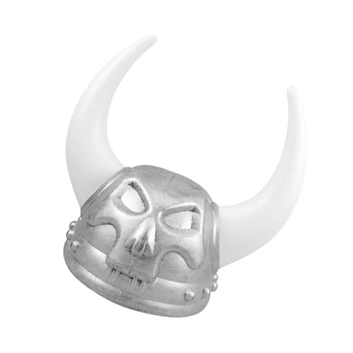 SOLUSTRE Wikingerhelm mit Hörnern Kunststoff Herren Helm Leichtes Robustes Partyhut Kostüm Zubehör für Mittelalterliche Piraten Rollenspiel Karneval Halloween SOLUSTRE Wikingerhelm mit Hörnern Kunststoff Herren Helm Leichtes Robustes Partyhut Kostüm Zubehör für Mittelalterliche Piraten Rollenspiel Karneval Halloween von SOLUSTRE