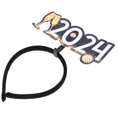 SOLUSTRE Year Haarreif Party Haaraccessoire Hochwertiger Silvester Kopfschmuck für Karneval und Festliche Anlässe Unisex Party Kostüm Zubehör von SOLUSTRE