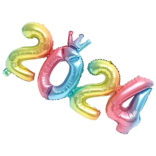 SOLUSTRE Zahlen Luftballons Aluminium Folienballons für Neujahrsfeier Hochzeiten Babypartys und Abschlussfeiern Dekoration und Fotorequisiten für Jede von SOLUSTRE