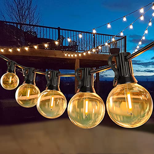 SON4SUN LED Lichterkette Außen Strom, 30M Lichterkette Outdoor Glühbirnen Außen mit 60+5 G40 Birnen IP44 Wasserdicht, Innen/Außen Lichterketten für Garten, Terrasse, Hochzeiten, Partys von SON4SUN