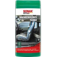 SONAX feuchte Reinigungstücher für Innen 1-lagig weiß, 25 St. von SONAX