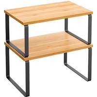 2 SONGMICS Küchen-Organizer bambus, schwarz 29,7 x 19,5/18,5 x 15,8/13,7 cm 2 SONGMICS Küchen-Organizer bambus, schwarz 29,7 x 19,5/18,5 x 15,8/13,7 cm von SONGMICS
