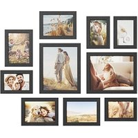 SONGMICS  10 Bilderrahmen-Set schwarz, 10 St. von SONGMICS