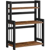 SONGMICS Gewürzregal schwarz, vintage-braun, 1 St. von SONGMICS