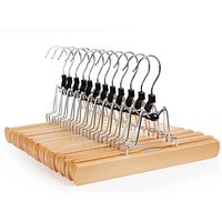 SONGMICS Hosenbügel platzsparend braun, 12 St. SONGMICS Hosenbügel platzsparend braun, 12 St. von SONGMICS