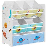 SONGMICS Kinderregal weiß 62,5 x 29,5 x 60,0 cm SONGMICS Kinderregal weiß 62,5 x 29,5 x 60,0 cm von SONGMICS