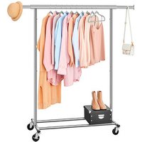 SONGMICS Rollgarderobe HSR13S silber Metall 92,0 - 132,0 x 160,0 cm SONGMICS Rollgarderobe HSR13S silber Metall 92,0 - 132,0 x 160,0 cm von SONGMICS