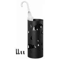 SONGMICS Schirmständer LUC024B01 schwarz, Stahl von SONGMICS