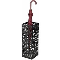 SONGMICS Schirmständer LUC48B schwarz, Metall von SONGMICS