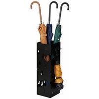 SONGMICS Schirmständer LUC49B schwarz, Metall von SONGMICS