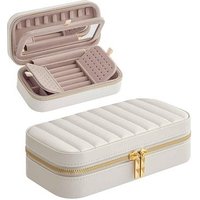 SONGMICS Schmucketui weiß 20,5 x 10,5 x 6,0 cm, 1 St. von SONGMICS