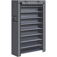 SONGMICS Schuhregal grau 88,0 x 28,0 x 160,0 cm SONGMICS Schuhregal grau 88,0 x 28,0 x 160,0 cm von SONGMICS