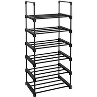 SONGMICS Schuhregal schwarz 45,0 x 30,0 x 106,0 cm SONGMICS Schuhregal schwarz 45,0 x 30,0 x 106,0 cm von SONGMICS