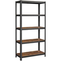 SONGMICS Schwerlastregal GLR040B11 schwarz, braun 90,0 x 40,0 x 180,0 cm SONGMICS Schwerlastregal GLR040B11 schwarz, braun 90,0 x 40,0 x 180,0 cm von SONGMICS