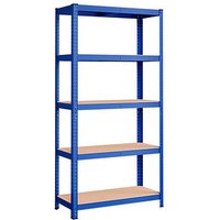 SONGMICS Schwerlastregal GLR040Q01 blau 90,0 x 40,0 x 180,0 cm SONGMICS Schwerlastregal GLR040Q01 blau 90,0 x 40,0 x 180,0 cm von SONGMICS