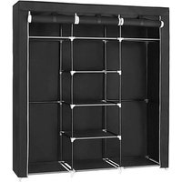 SONGMICS Stoffschrank, RYG12B schwarz 150,0 x 45,0 x 175,0 cm SONGMICS Stoffschrank, RYG12B schwarz 150,0 x 45,0 x 175,0 cm von SONGMICS