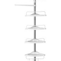 SONGMICS Teleskop-Duschregal BCB02SW weiß 25,0 x 35,0 x 85,0 - 300,5 cm SONGMICS Teleskop-Duschregal BCB02SW weiß 25,0 x 35,0 x 85,0 - 300,5 cm von SONGMICS