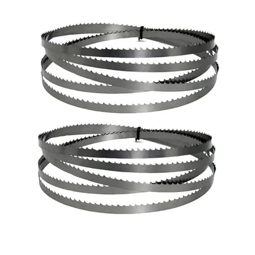 2 Stück SK5 Bandsägeblätter 2240 Bandsägeblatt 2240 mm 6,35 mm 0,35 mm 6T TPI for Schneiden von Holz Nichteisenmetallen Kunststoff von SONGMIky