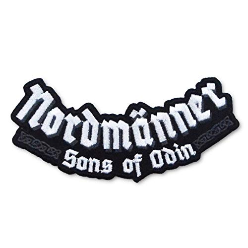 Aufnäher Aufbügler Patch Marke Label Sons of Odin NORDMÄNNER Wikinger Walhalla von SONS OF ODIN