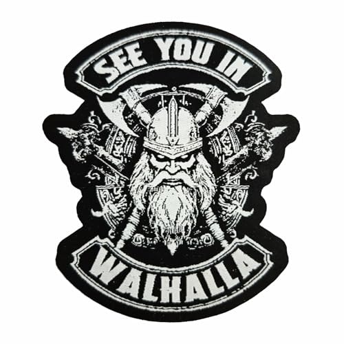 Aufnäher Aufbügler Walhalla Patch 9 cm gewebt wikinger motive sprüche Aufnäher Aufbügler Walhalla Patch 9 cm gewebt wikinger motive sprüche von SONS OF ODIN