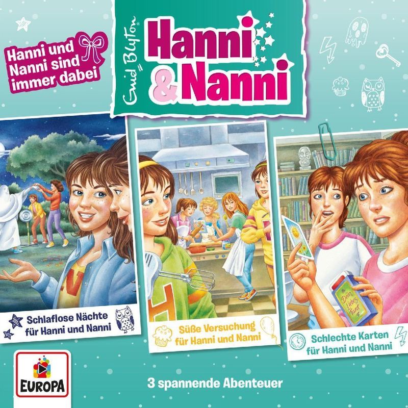 Hanni Und Nanni 3Er Box.Box.21,3 Audio-Cd - Enid Blyton (Hörbuch) von SONY MUSIC ENTERTAINMENT