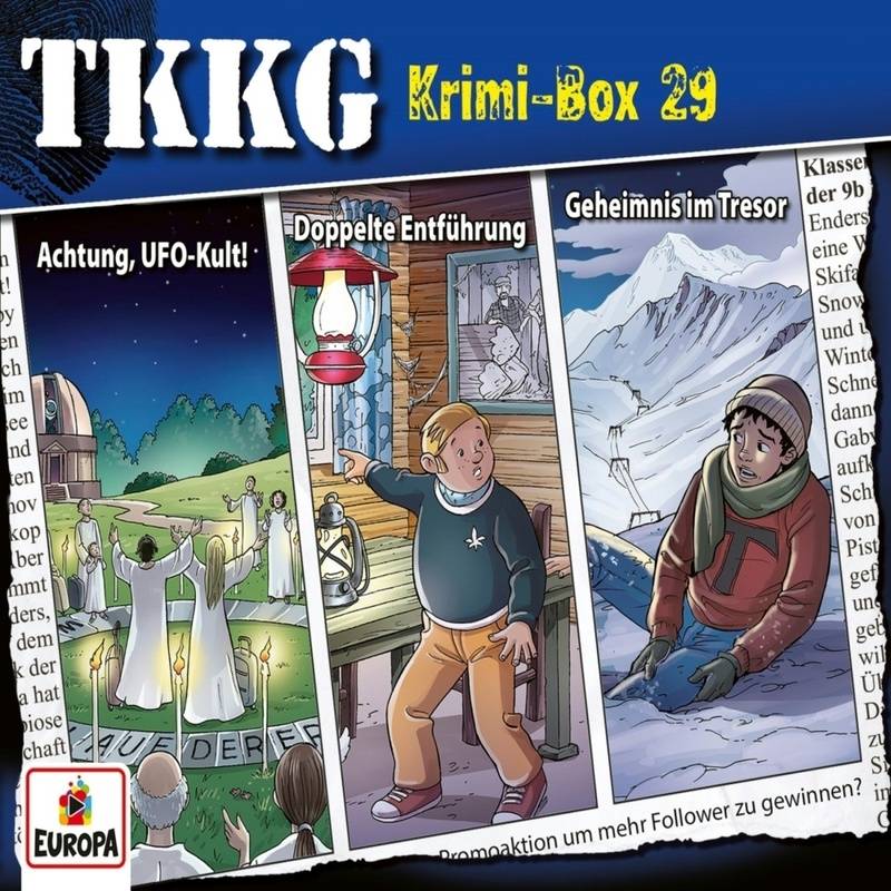 Tkkg - Krimi-Box 29 (Folgen 206,207,208) (3 Cds) - Stefan Wolf (Hörbuch) von SONY MUSIC ENTERTAINMENT
