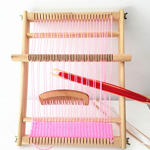 SOONHUA Webmaschine Kit Holzwebmaschine DIY Strickmaschine Webmaschine für Anfänger Und Kinder SOONHUA Webmaschine Kit Holzwebmaschine DIY Strickmaschine Webmaschine für Anfänger Und Kinder von SOONHUA