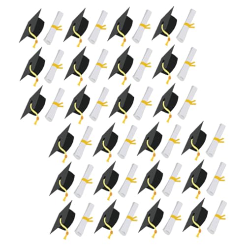 SOPOTUTU 1 Packung Doktorhut Konfetti High-school-konfetti Der Klasse 2025 Klasse Von 2025 Abschlussdiplom Confetti High School Party Abschluss 2025 Konfetti Grad Tischkonfetti Papier von SOPOTUTU