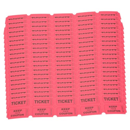 SOPOTUTU 1 Satz Los Nummeriert Tickets in Großen Mengen Für Bitte Rosa Tickets Party Tickets Etiketten Tombola-tickets Zahlen Schüttgut Festival Farbig Sortiert Papier Rot 200 Stück SOPOTUTU 1 Satz Los Nummeriert Tickets in Großen Mengen Für Bitte Rosa Tickets Party Tickets Etiketten Tombola-tickets Zahlen Schüttgut Festival Farbig Sortiert Papier Rot 200 Stück von SOPOTUTU