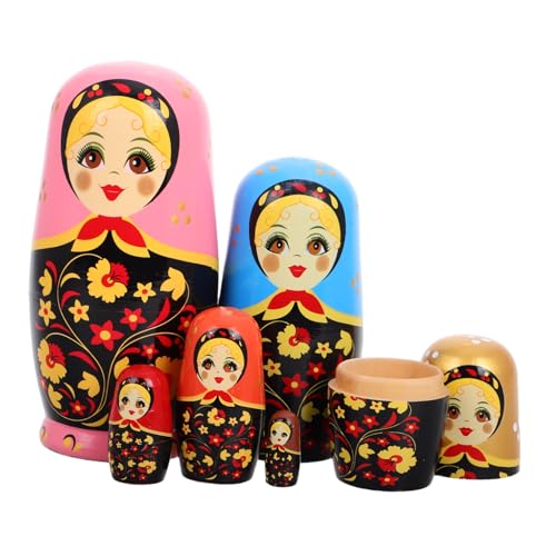 SOPOTUTU 1 Satz Matroschka- Matryoshka -Puppen Holznistpuppen Kinderspielzeug Holzbausatz Familienpuppe Halloween-Wunschgeschenk Russische Puppenverzierungen Holzspielzeug hölzern SOPOTUTU 1 Satz Matroschka- Matryoshka -Puppen Holznistpuppen Kinderspielzeug Holzbausatz Familienpuppe Halloween-Wunschgeschenk Russische Puppenverzierungen Holzspielzeug hölzern von SOPOTUTU