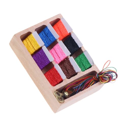 SOPOTUTU 1 Satz Puppenhaus Nähkästchen Mini-Hausdekoration Mini-Hausschmuck dekorative Miniaturmodelle Dekorationszubehör für Puppenhäuser Mini House Accessoires Holz SOPOTUTU 1 Satz Puppenhaus Nähkästchen Mini-Hausdekoration Mini-Hausschmuck dekorative Miniaturmodelle Dekorationszubehör für Puppenhäuser Mini House Accessoires Holz von SOPOTUTU
