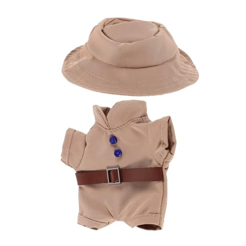SOPOTUTU 1 Satz Puppenkleidung Zubehör Für Babypuppen Kleidung Für Plüschpuppen Puppe Verkleiden Sich Kleidung Kleidungsoutfits Für Babypuppen Puppenkostümzubehör Polyester Khaki von SOPOTUTU