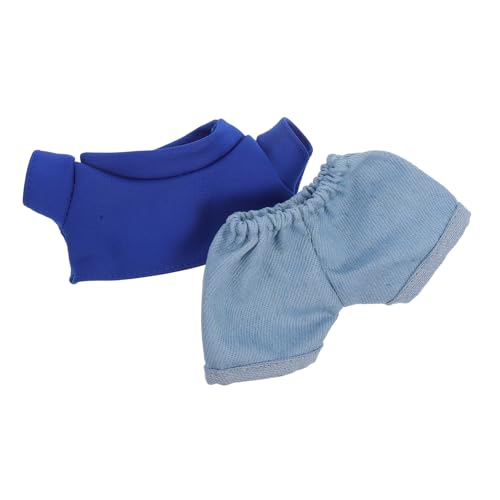 SOPOTUTU 1 Satz Puppenkleidungsset Puppenersatzkleidung Puppenspielzeug-Freizeitoutfit Kleidungsstück tierisches Tuch Miniatur-Kleidung Puppen-T-Shirt Dekorative Puppenkleidung Stoff von SOPOTUTU