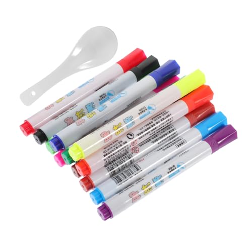 SOPOTUTU 1 Satz Schwimmende Whiteboard Marker Farben Abwischbare Stifte für Schule und Büro Löffel Praktisch und Leicht für Kreatives Zeichnen und Markieren von SOPOTUTU