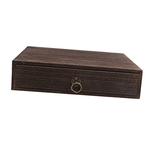 SOPOTUTU 1 Stück Holz Aufbewahrungsbox Retro Organizer für Schreibtisch Einlagige Kommode aus Hochwertigem Holz für Büro und Zuhause und Funktional zur Tischdekoration für Aufbewahrung SOPOTUTU 1 Stück Holz Aufbewahrungsbox Retro Organizer für Schreibtisch Einlagige Kommode aus Hochwertigem Holz für Büro und Zuhause und Funktional zur Tischdekoration für Aufbewahrung von SOPOTUTU