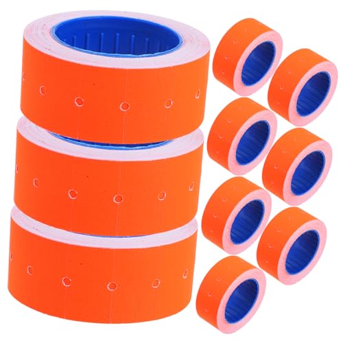 SOPOTUTU 10 Rollen Schild Codierungs-tags-marker Preisetiketten Preisaufkleber Preismarker-etiketten Ablaufdatumaufkleber Aufkleber Für Preisschilder Papier von SOPOTUTU
