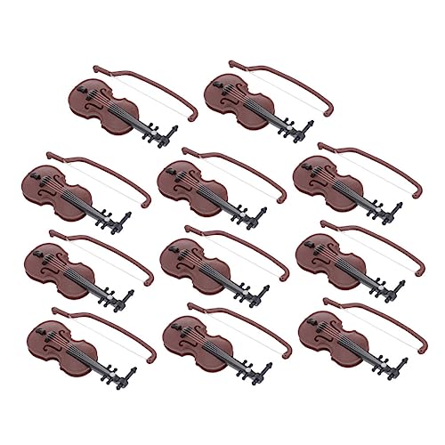 SOPOTUTU 10 Sätze Teiliges Miniatur Violinendeko Realistische Mini Ornament Musikinstrument Wohnkultur Tischdekoration für Musikliebhaber SOPOTUTU 10 Sätze Teiliges Miniatur Violinendeko Realistische Mini Ornament Musikinstrument Wohnkultur Tischdekoration für Musikliebhaber von SOPOTUTU