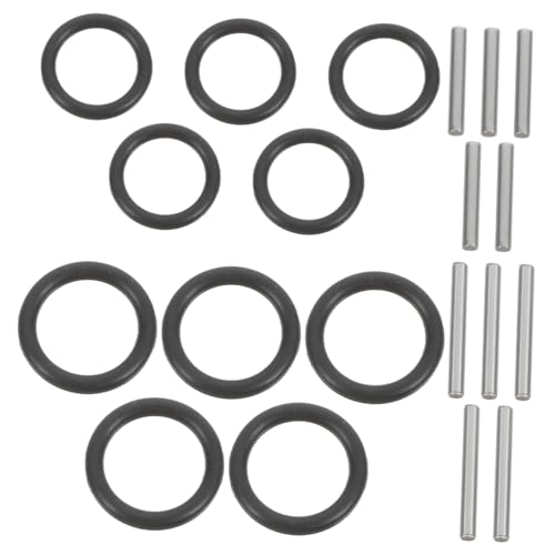 SOPOTUTU 10 Sätze Teiliges O Ring Dichtungsringe und Metall Dübelstifte für Elektrischen Schlagschrauber Langlebige Gummi und Metallteile Einfache Montage Verbesserte Stabilität Geeignet von SOPOTUTU