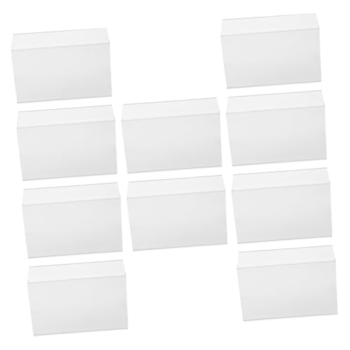 SOPOTUTU 10 Stück Acryl Preisschildhalter Form für Tisch und Regal Selbstklebender Transparenter Tag Holder Vielseitig Nutzbar für Büro Laden Schule Stabile Basis und Flexibel Einsetzbar SOPOTUTU 10 Stück Acryl Preisschildhalter Form für Tisch und Regal Selbstklebender Transparenter Tag Holder Vielseitig Nutzbar für Büro Laden Schule Stabile Basis und Flexibel Einsetzbar von SOPOTUTU