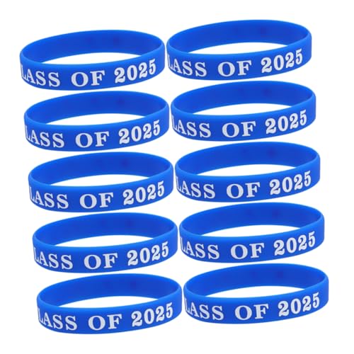 SOPOTUTU 10 Stück Armbänder für die Abschlussfeier Slap -Bänder Artikel Ereignisse Willkommen Festival-Armband Party -Armbänder Wissenschaftliche Partygeschenke USA-Shirt Kieselgel Blau SOPOTUTU 10 Stück Armbänder für die Abschlussfeier Slap -Bänder Artikel Ereignisse Willkommen Festival-Armband Party -Armbänder Wissenschaftliche Partygeschenke USA-Shirt Kieselgel Blau von SOPOTUTU