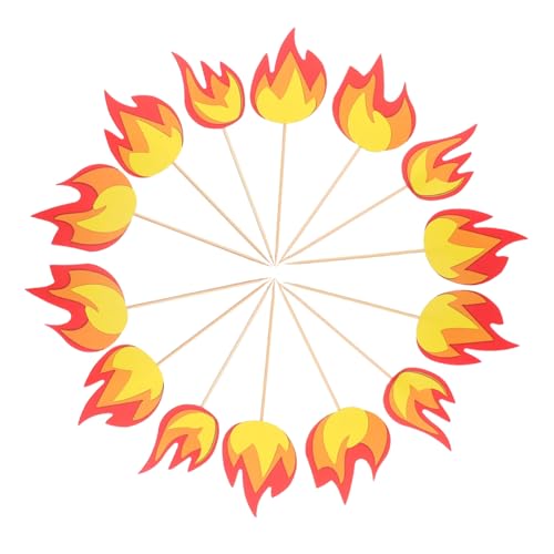 SOPOTUTU 10 Stück Cuake Truck Feuerwehrmann Kuchen Party Feuerwehrmann Dekor Feuer Dekorationen Thema Und Geburtstag Für Themen Topper Rettungsbedarf Kuchen von SOPOTUTU