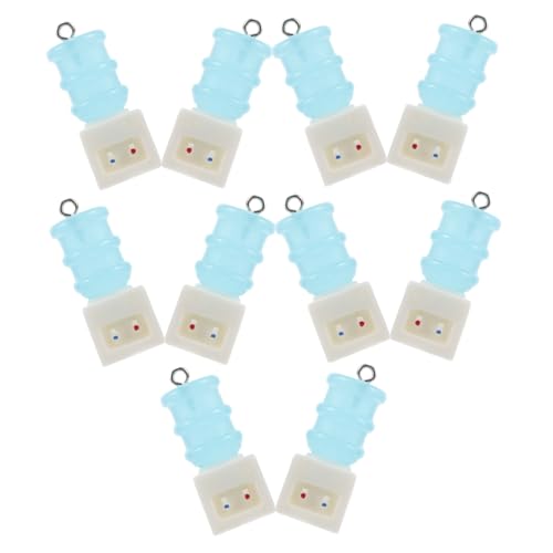 SOPOTUTU 10 Stück Mini-wasserspender-anhänger Lebensmittelanhänger Für Die Schmuckherstellung Anhänger Für Socken Mit Parfümflasche Lebensmittel-ohrring-anhänger Schmuckanhänger Süß Harz SOPOTUTU 10 Stück Mini-wasserspender-anhänger Lebensmittelanhänger Für Die Schmuckherstellung Anhänger Für Socken Mit Parfümflasche Lebensmittel-ohrring-anhänger Schmuckanhänger Süß Harz von SOPOTUTU