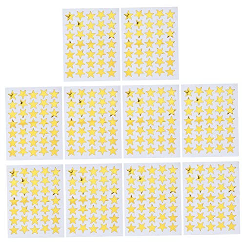 SOPOTUTU 10 Stück Selbstklebende PVC Sternaufkleber Wiederablösbare Belohnungssticker für Schüler Motivationsaufkleber für Schule Scrapbooking Dekoration von Heften und Geschenken SOPOTUTU 10 Stück Selbstklebende PVC Sternaufkleber Wiederablösbare Belohnungssticker für Schüler Motivationsaufkleber für Schule Scrapbooking Dekoration von Heften und Geschenken von SOPOTUTU