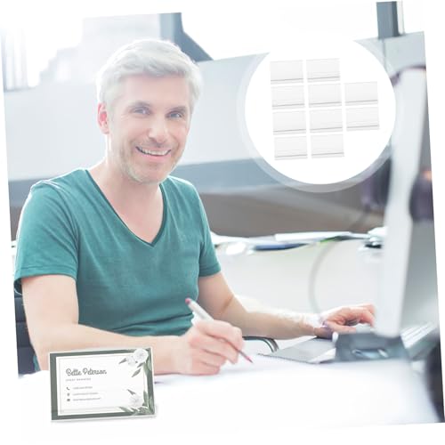 SOPOTUTU 10 Stück Teiliges Acryl Namensschild Transparenter Doppelseitiger Tischaufsteller Stabiler und Wiederverwendbarer Display ständer für Konferenzen Bankette Restaurants Hotels und SOPOTUTU 10 Stück Teiliges Acryl Namensschild Transparenter Doppelseitiger Tischaufsteller Stabiler und Wiederverwendbarer Display ständer für Konferenzen Bankette Restaurants Hotels und von SOPOTUTU