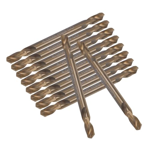 SOPOTUTU 10 Stück Teiliges Kobaltbohrer Doppelkopf Metallbohrer für Edelstahl Aluminium Holz Kunststoff Langlebig Präzise Geringes Schneidwiderstand Inklusive Tragbarer Metallbox SOPOTUTU 10 Stück Teiliges Kobaltbohrer Doppelkopf Metallbohrer für Edelstahl Aluminium Holz Kunststoff Langlebig Präzise Geringes Schneidwiderstand Inklusive Tragbarer Metallbox von SOPOTUTU