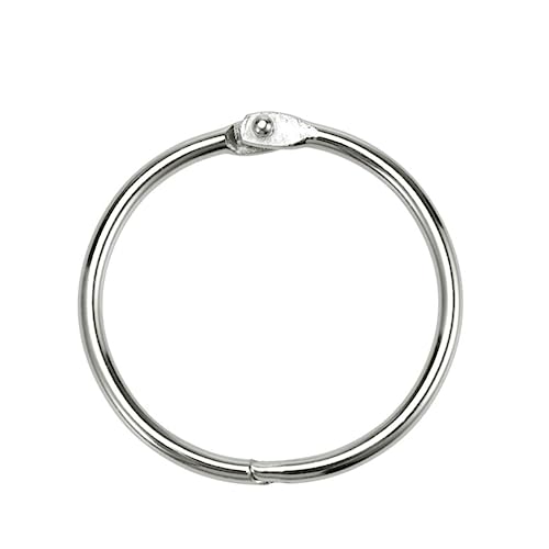 SOPOTUTU 10 Stück Teiliges Metall Binder Ringe Durchmesser Loseblatt Verbinder Schlüsselanhänger für Karteikarten Scrapbook Memo Ordner Vielseitig Einsetzbar Silberfarben SOPOTUTU 10 Stück Teiliges Metall Binder Ringe Durchmesser Loseblatt Verbinder Schlüsselanhänger für Karteikarten Scrapbook Memo Ordner Vielseitig Einsetzbar Silberfarben von SOPOTUTU