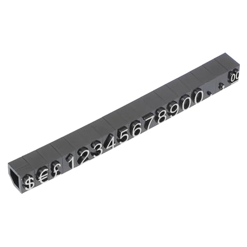 SOPOTUTU 10 Stück Teiliges Preisschild Robustem Kunststoff mit Dreidimensionalen Zahlen Einfach Bedienbar und Langlebig zur Preisanzeige von Schmuck und Waren im Geschäft SOPOTUTU 10 Stück Teiliges Preisschild Robustem Kunststoff mit Dreidimensionalen Zahlen Einfach Bedienbar und Langlebig zur Preisanzeige von Schmuck und Waren im Geschäft von SOPOTUTU